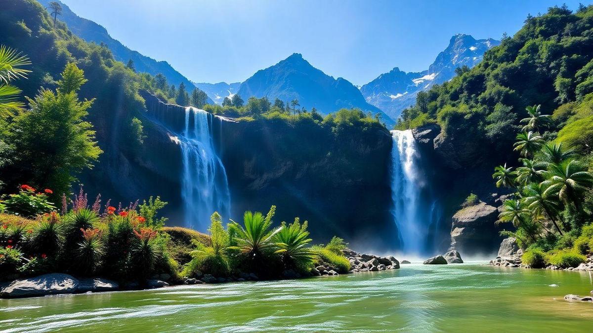 Cascade de Hyatung (Népal)