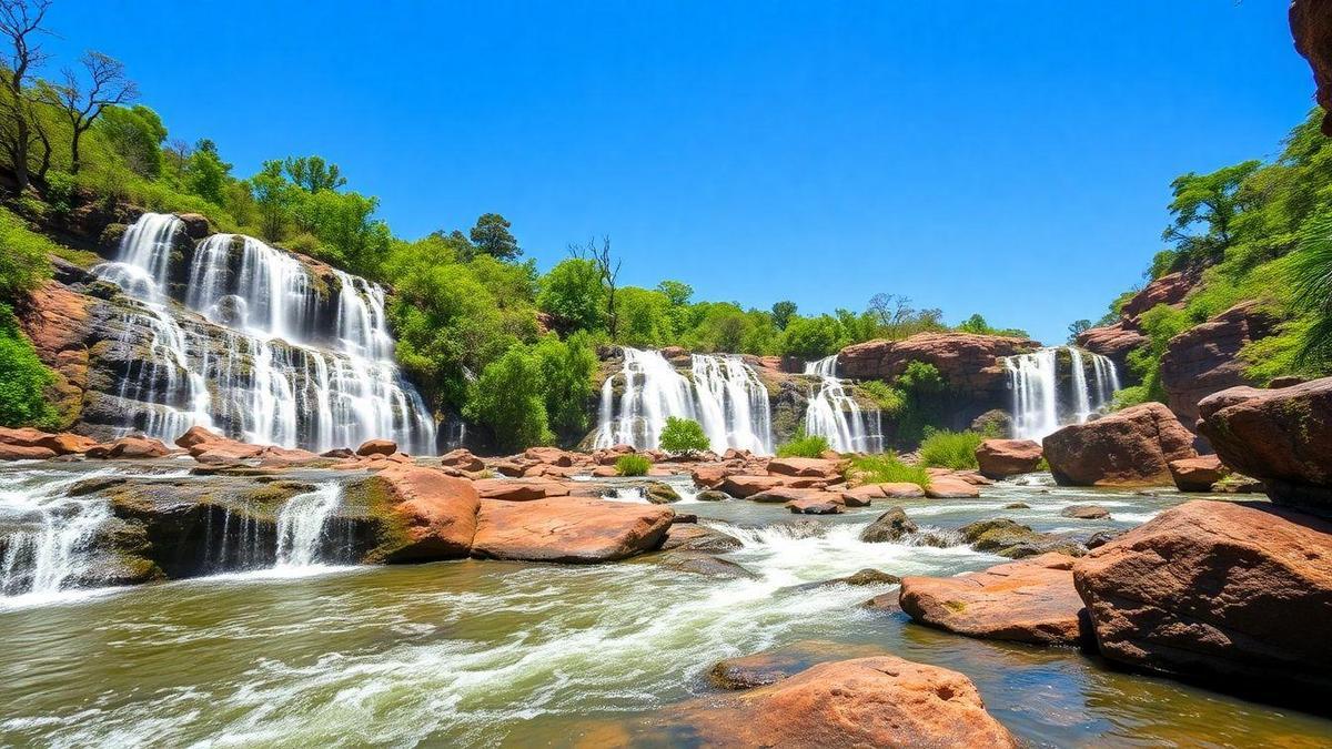 Cascades du parc national de Kakadu (Australie)