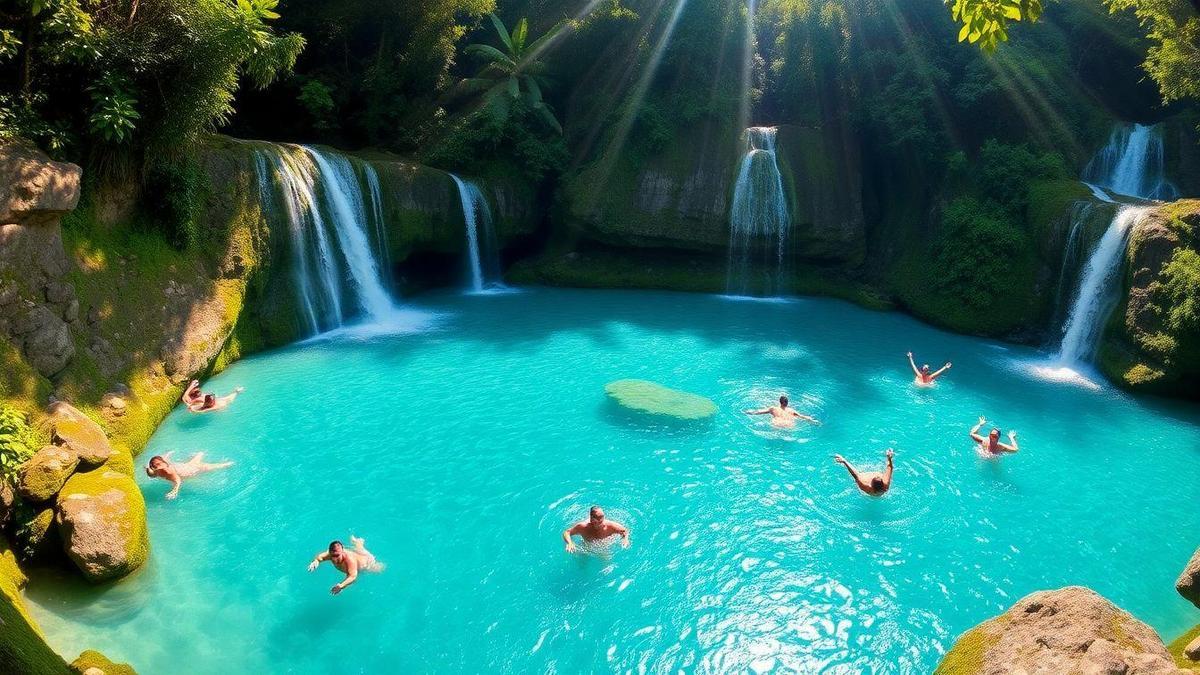 Chutes de Kawasan aux Philippines à découvrir