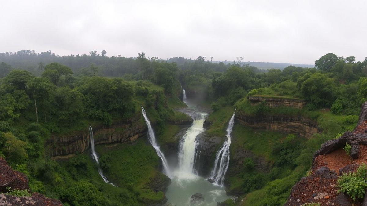 La magie des Chutes Athirappilly pendant la mousson La magie des Chutes Athirappilly pendant la mousson
