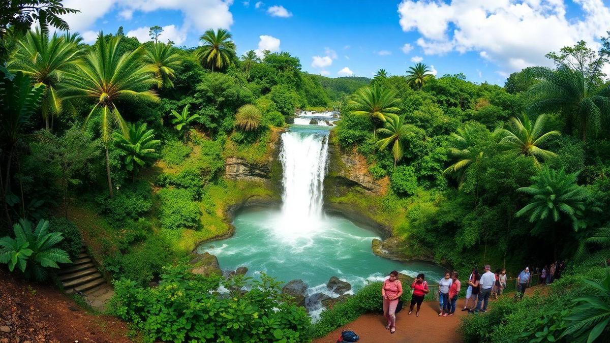 Les activités autour de la Cascade de Biausevu Les activités autour de la Cascade de Biausevu