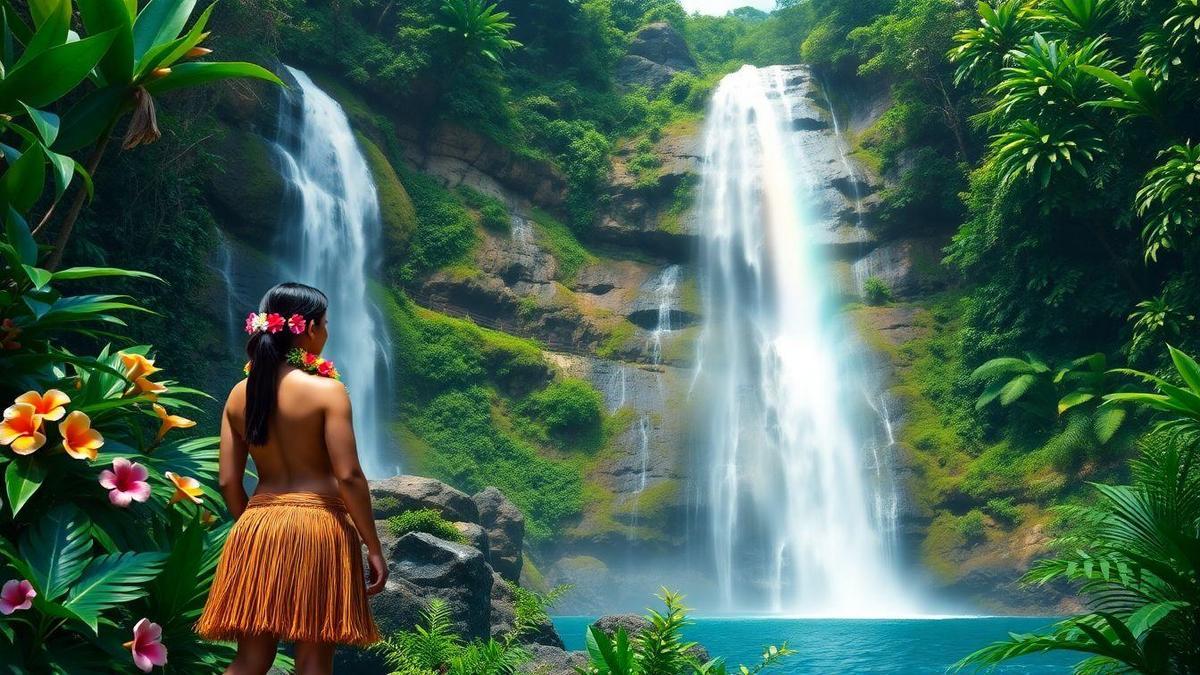 Les Chutes de Manoa dans la culture hawaïenne Les Chutes de Manoa dans la culture hawaïenne