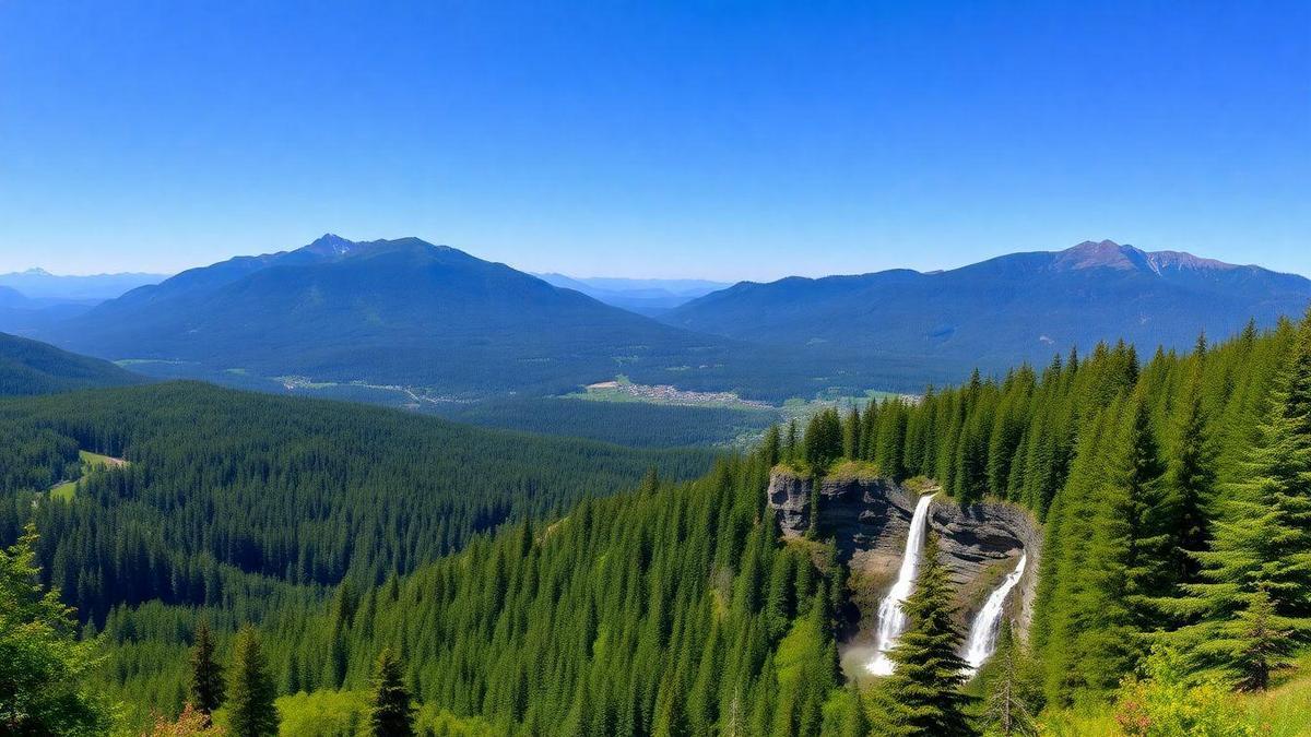 Les vues panoramiques à Snoqualmie