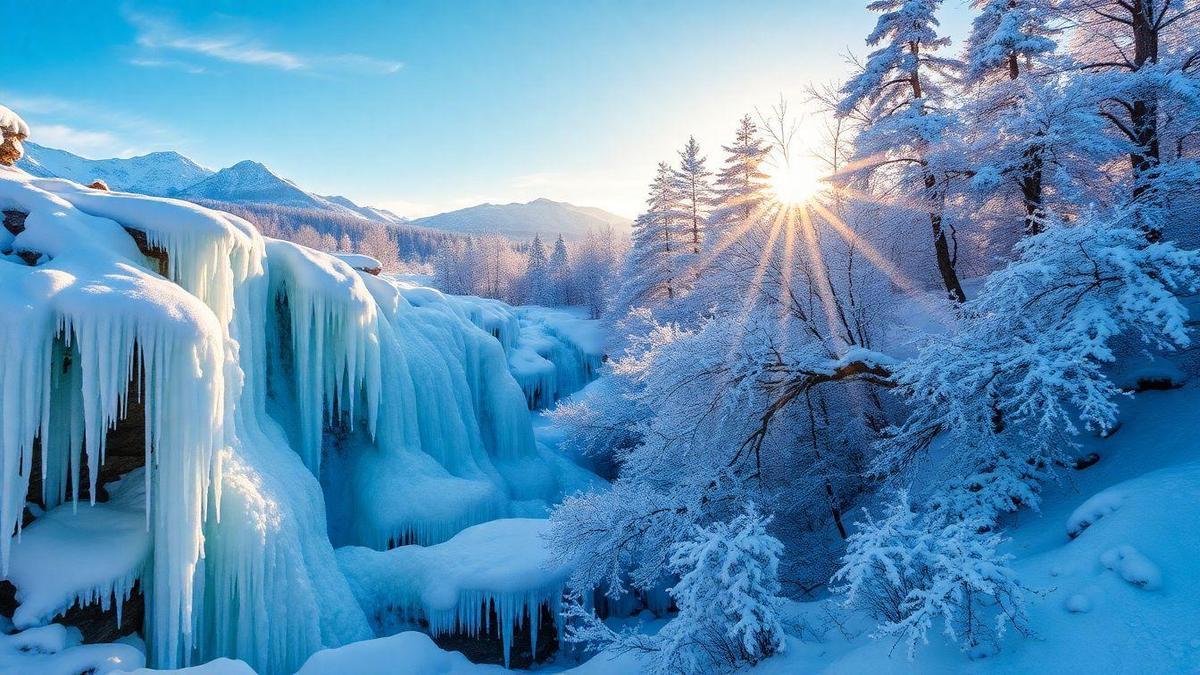 Aventures glacées : Des cascades du monde entier qui se transforment en contes de fées en hiver