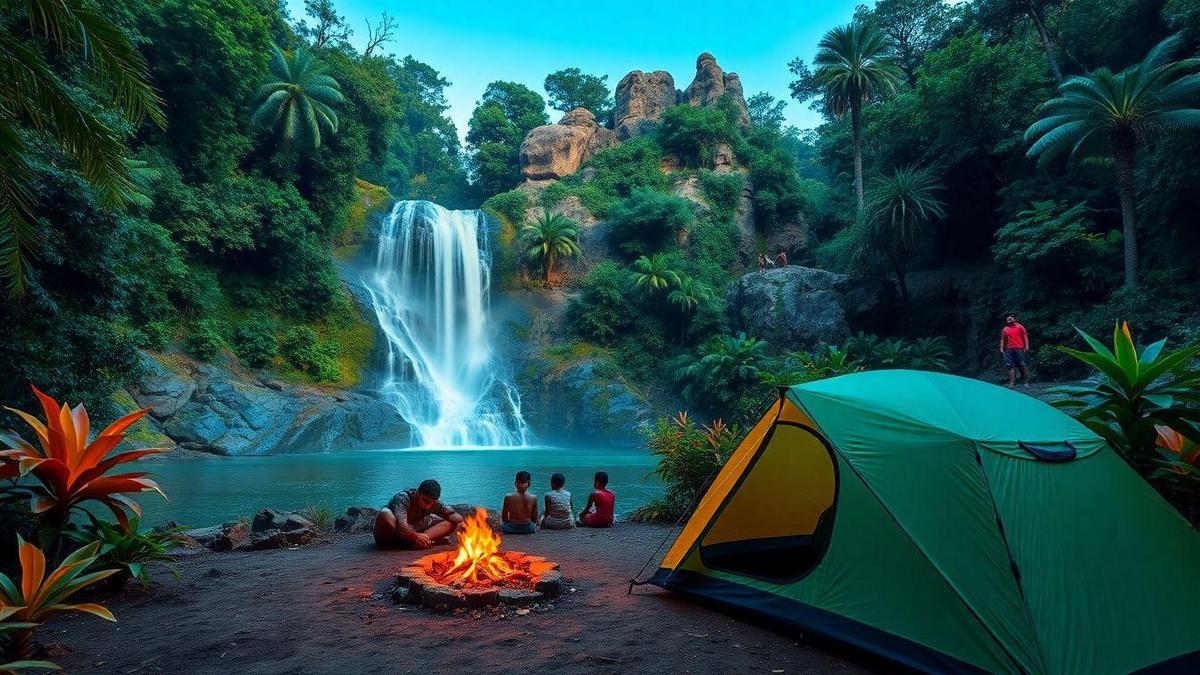 Cascade + Camping : Découvrez les meilleurs endroits pour camper au Brésil