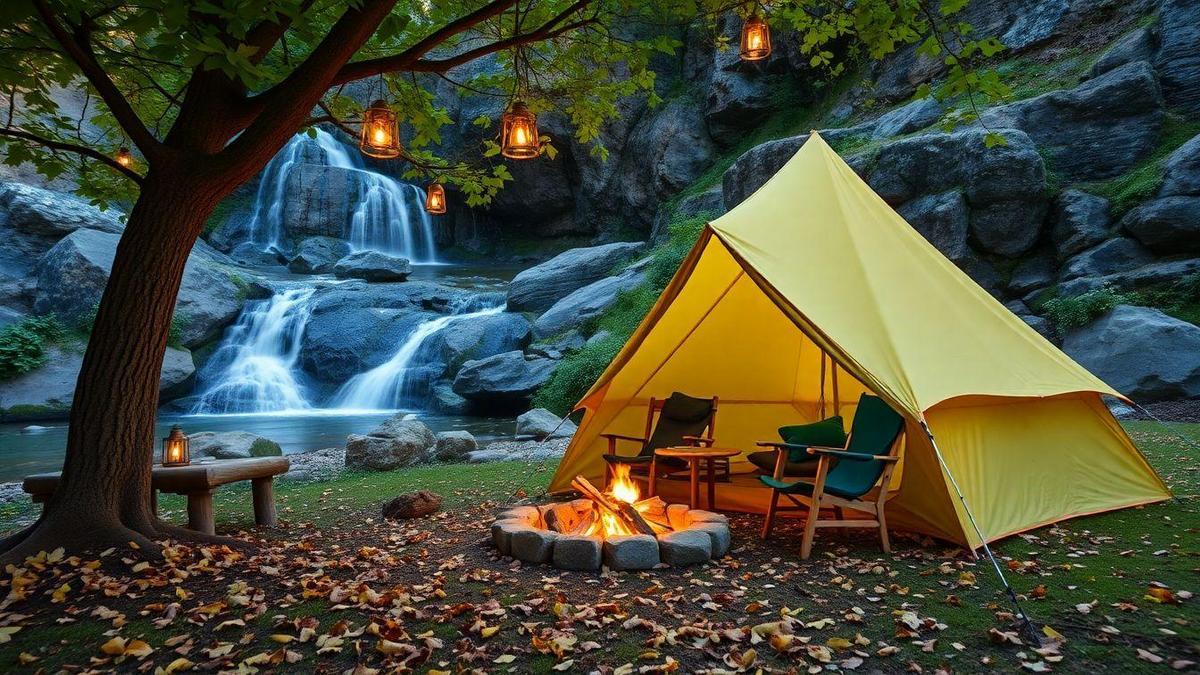 Comment installer votre campement idéal près d’une cascade