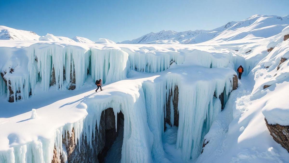 Courage et froid dans les veines : Des cascades parfaites pour les amoureux d’aventures hivernales
