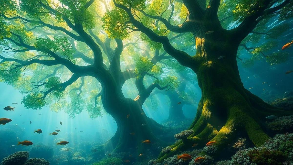 De la Mousse aux Arbres Géants Aquatiques
