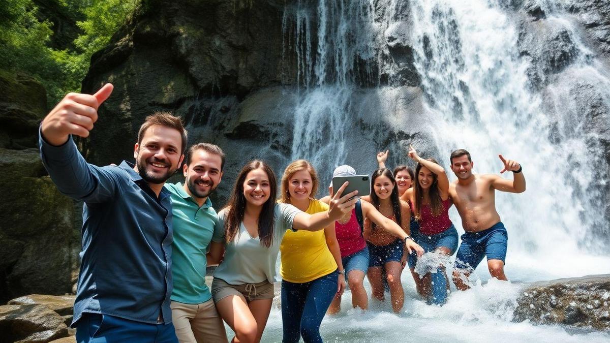 Entre chutes et rires : Comment la cascade a uni notre amitié