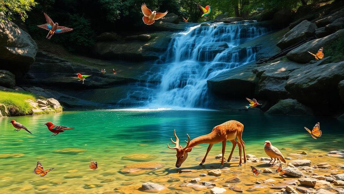 Entre Rochers et Eau : Faune des Cascades