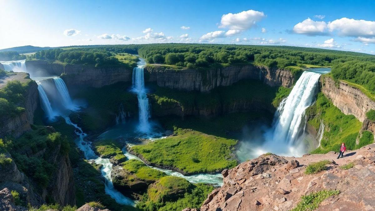 Entre sentiers, risques et chutes : Une balade inoubliable à la cascade