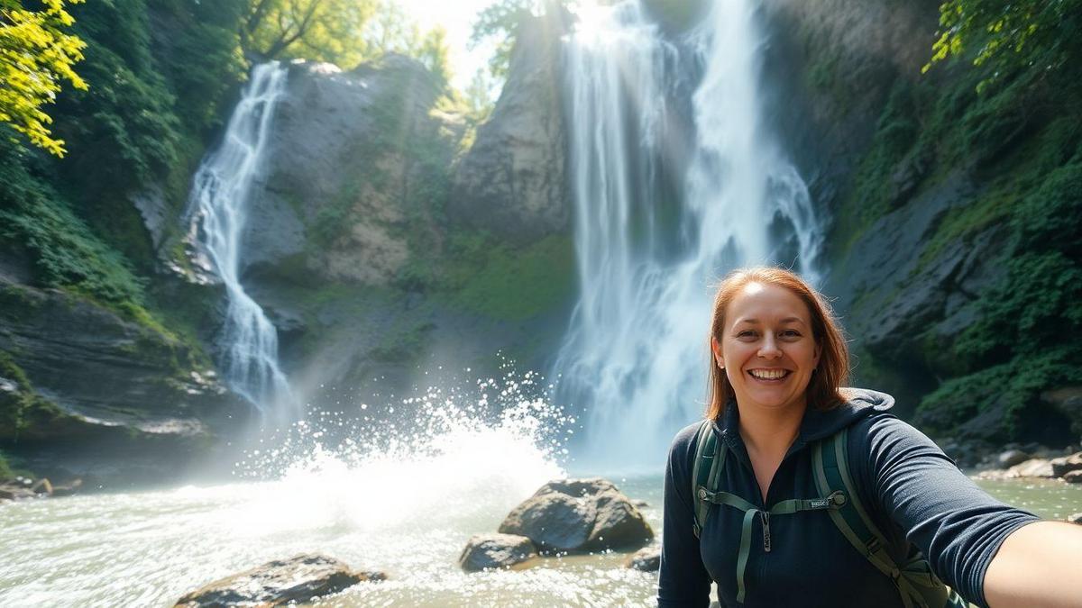 J’ai grimpé, glissé, suis tombée… et j’ai souri ! Ce que j’ai vécu à cette cascade, personne ne peut me l’enlever