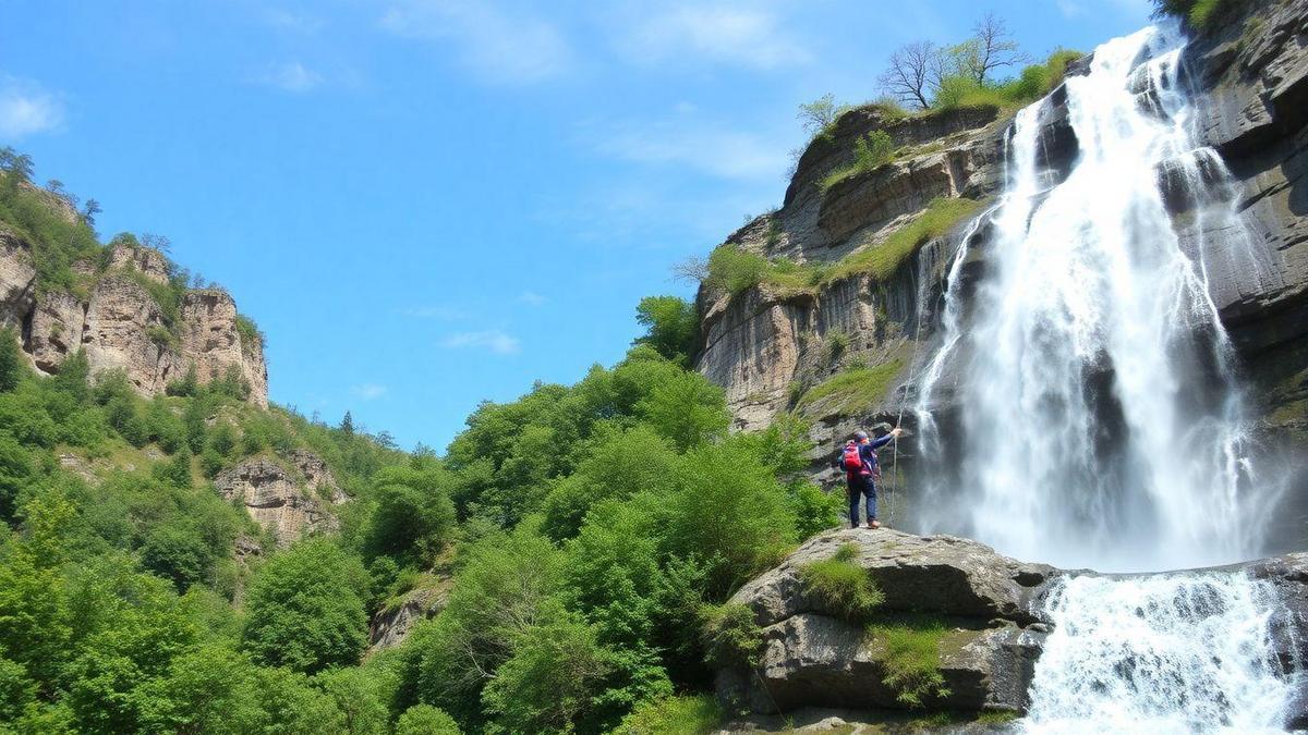 La descente en rappel d’une cascade n’est pas réservée aux riders extrêmes ! Mon expérience et mes conseils pour les débutants