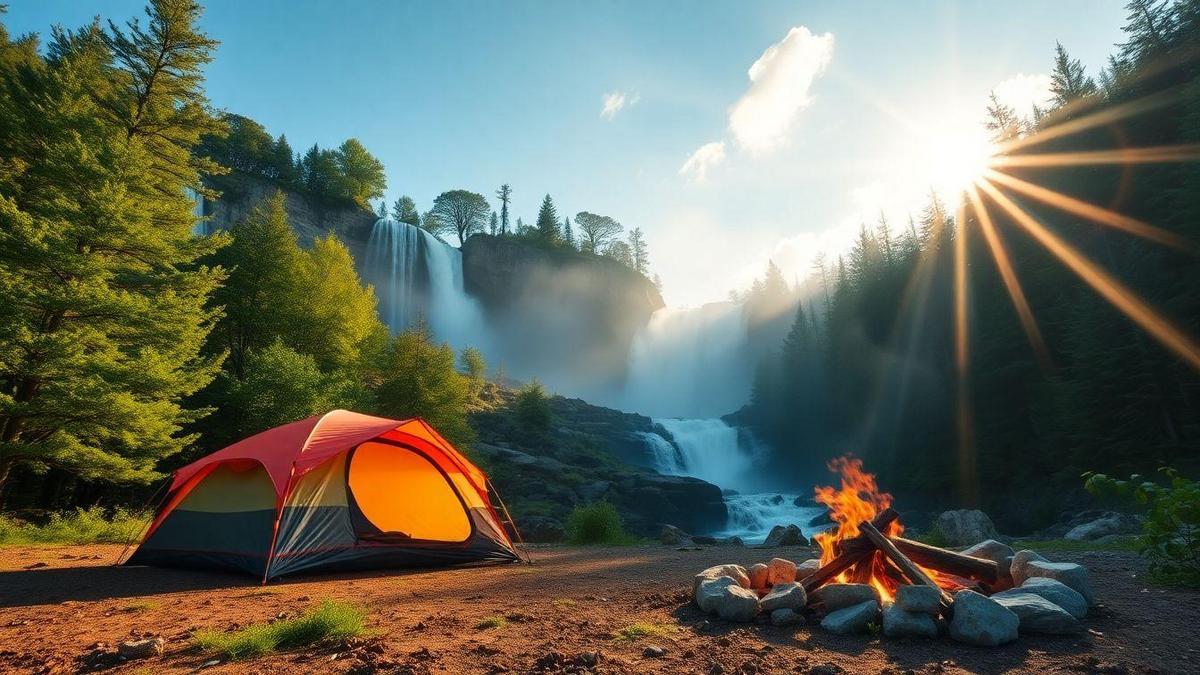 La magie du camping près d’une cascade : mon expérience et mes précieux conseils