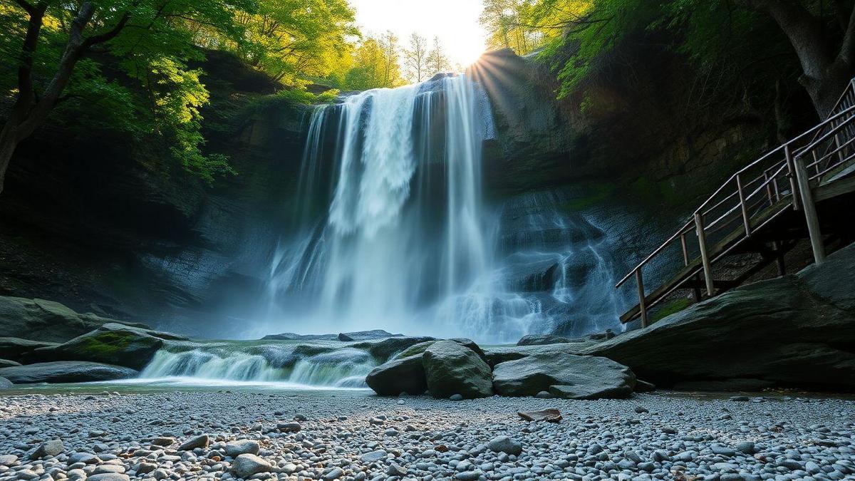 Le bruit de la cascade, l’odeur de la forêt et la liberté : mon expérience à une cascade sauvage