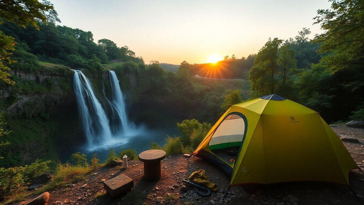 Meilleurs conseils pour ceux qui campent près d’une cascade pour la première fois