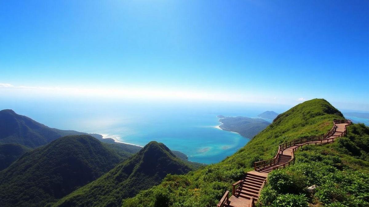 Pico do Papagaio – Ilha Grande, Brésil (Sentier niveau 2)